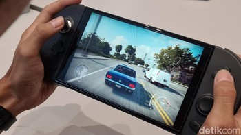 Layarnya menggunakan Slim Bezel dengan ukuran 1.280 x 800. Foto: (Panji Saputro/detikINET).