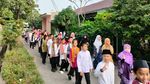 Sambut HUT DKI Jakarta, Ratusan Siswa Sekolah Ikut Kirab Budaya