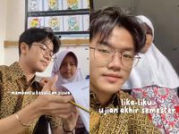 Mirip Artis Korea, Bapak Guru Di Bandung Ini Viral Bikin Semangat Sekolah