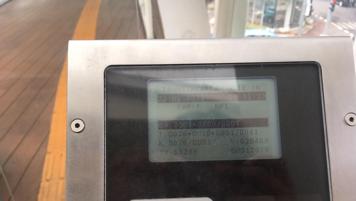 Tarif Rp 1 MRT dan TransJakarta (Magdalena Handrica Natasya Gadja/detikcom)