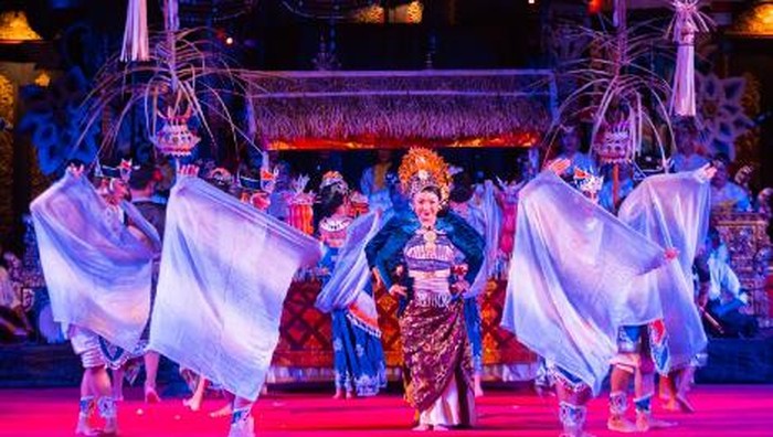 Utsawa (Parade) Gong Kebyar Duta Kota Denpasar di Pesta Kesenian Bali (PKB) 2023. (IG PKB)