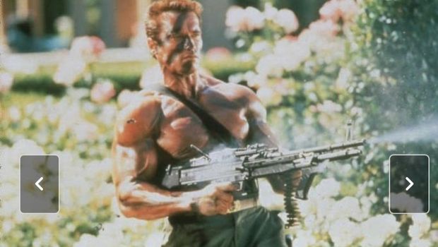 Arnold Schwarzenegger dan Sylvester Stallone.