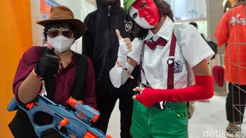 Cosplay Ena Dream BBQ. Foto: Adi Fida Rahman/detikinet
