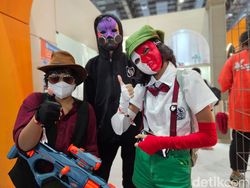 Aksi Keren Cosplay Warnai Indonesia Comic Con Asia Pop 2023