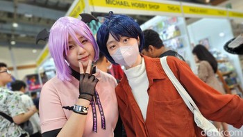 Cosplay Mythia Batford. Foto: Adi Fida Rahman/detikinet
