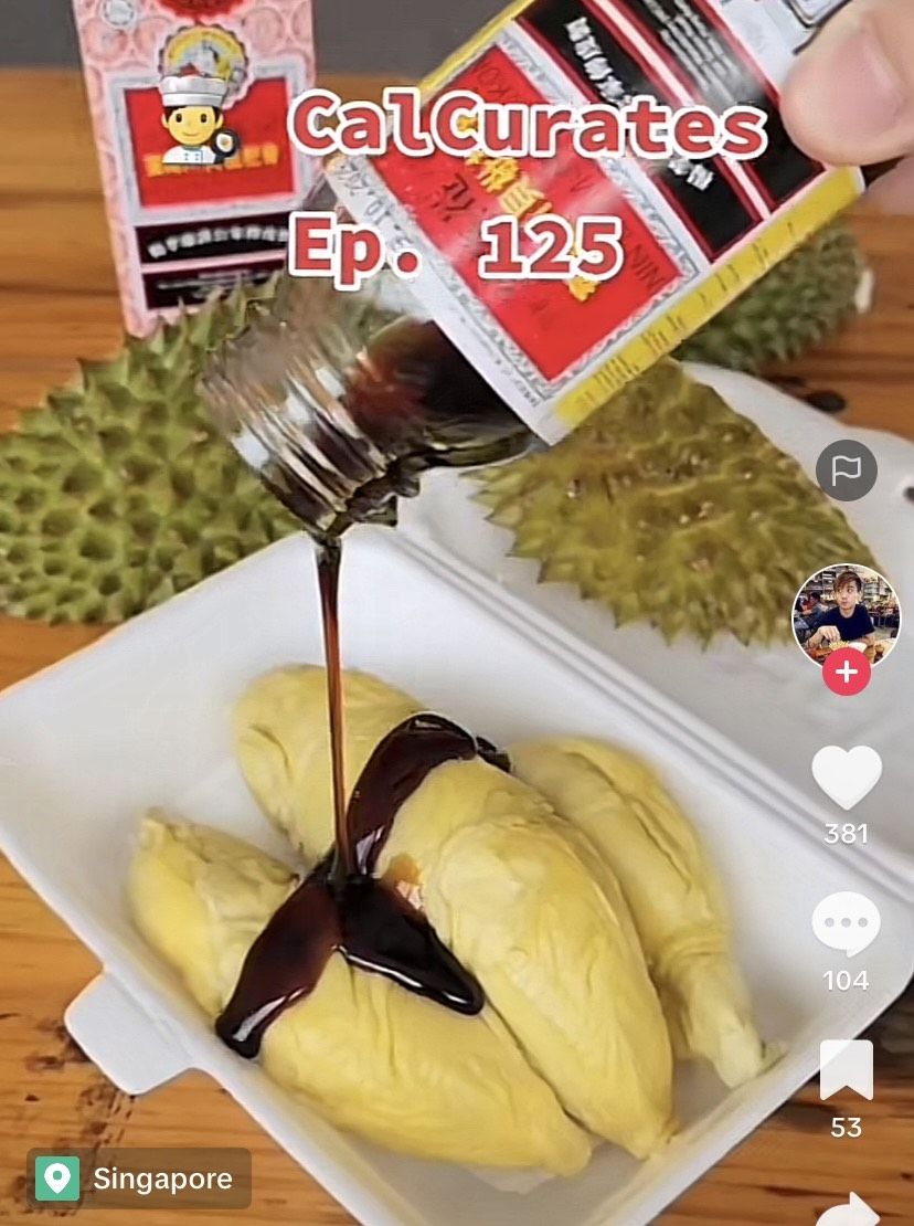 Durian campur obat batuk