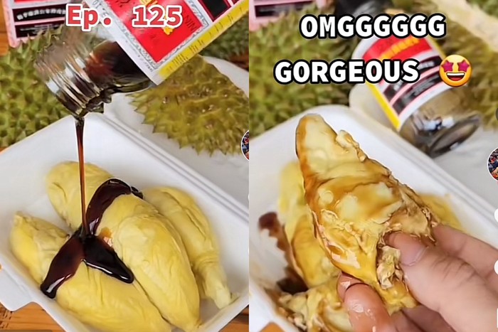 Durian campur obat batuk