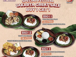 Catat! 5 Promo Makanan Rayakan Hari Ulang Tahun Jakarta Ini Masih Berlaku