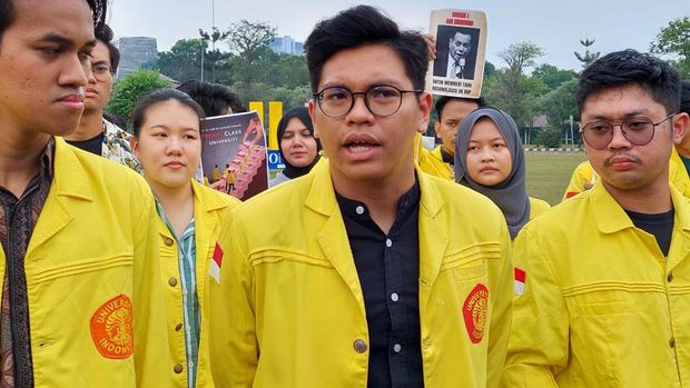 Ketua Badan Eksekutif Mahasiswa Universitas Indonesia (BEM UI), Melki Sedek Huang,