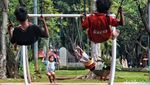 Libur Telah Tiba, Taman Kota Ramai untuk Bermain