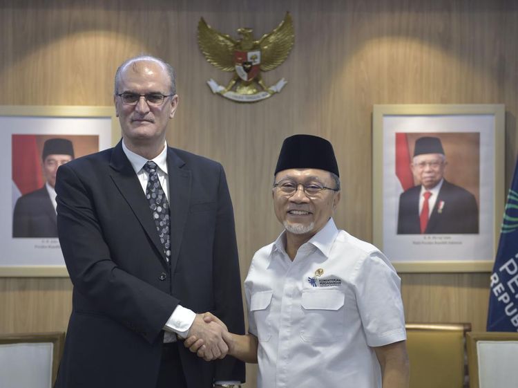 Momen Dubes Suriah Sambangi Markas Kemendag