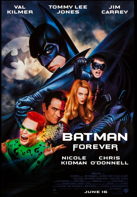 Poster film Batman Forever.