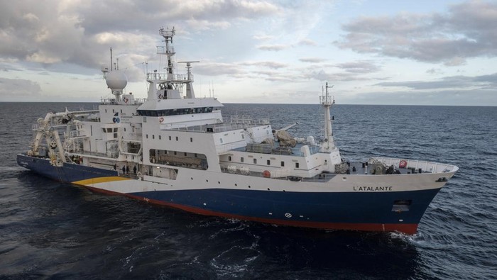 A view shows the ROV (Remotely Operated underwater Vehicle) Victor 6000 in this undated photograph released by Ifremer. Stephane Lesbats - Ifremer - CCBY/Handout via REUTERS  THIS IMAGE HAS BEEN SUPPLIED BY A THIRD PARTY. NO RESALES. NO ARCHIVES.