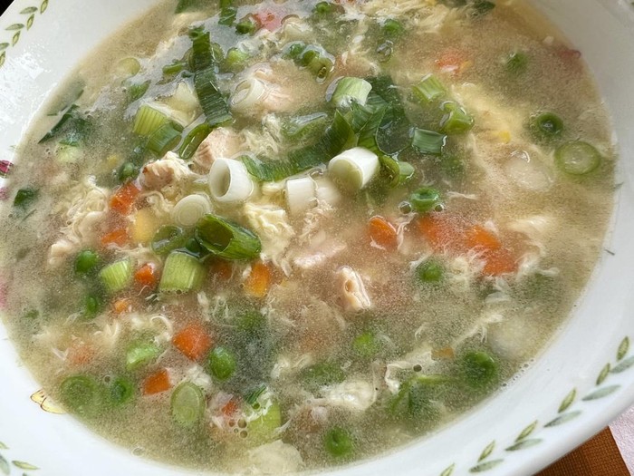 Resep Sup Jagung Manis dan Smoked Chicken