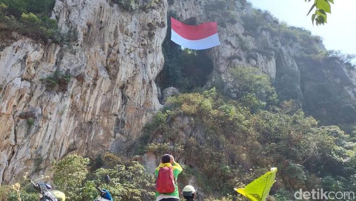 Salah satu objek wisata di bekas galian tambang