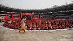 3000 Penari Kecak Tampil Menggelegar di Bulan Bung Karno GBK