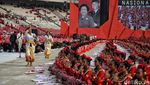3000 Penari Kecak Tampil Menggelegar di Bulan Bung Karno GBK