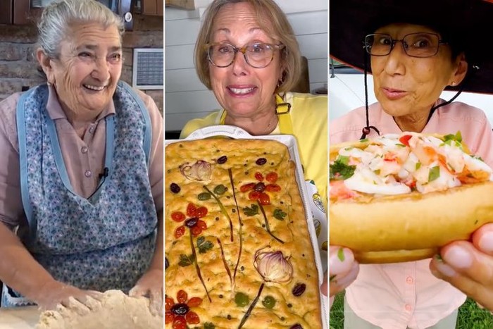 5 Aksi Nenek-nenek Konten Kreator yang Lincah Saat Masak