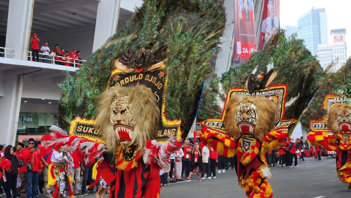 Atraksi Reog Ponorogo di Bulan Bung Karno 2023