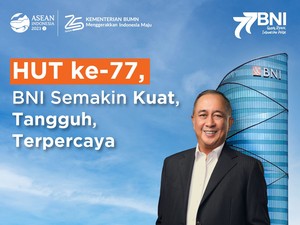 Rayakan HUT Ke-77, BNI Komitmen Makin Kuat, Tangguh & Terpercaya