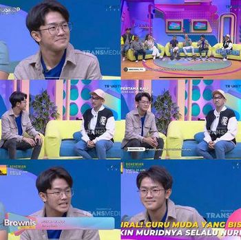 Foto Rezikal Ofanos saat menjadi bintang tamu di program acara Brownis di Trans Tv.