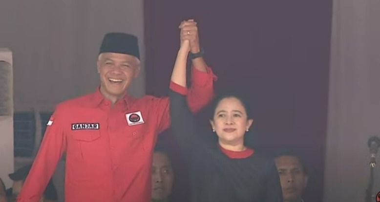 Ganjar dan Puan Maharani (dok. YouTube PDIP)