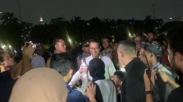Heru Budi menghadiri acara Gegap Gempita Monas