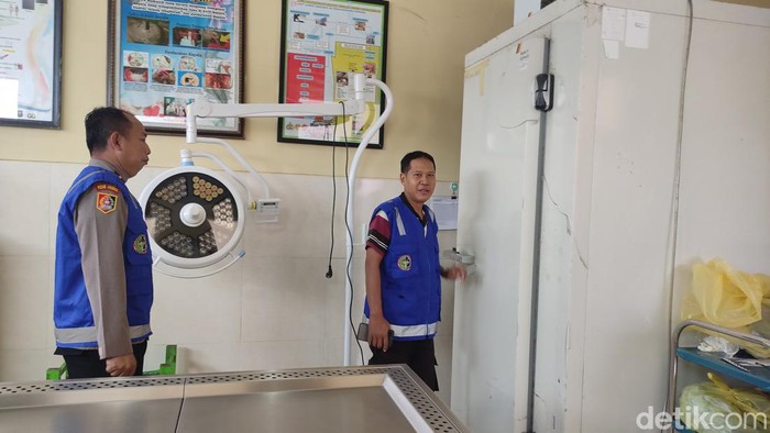 Kamar jenazah Pusdik Porong