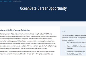 Dalam Pencarian Kapal Selam, OceanGate Sempat Kedapatan Pasang Loker