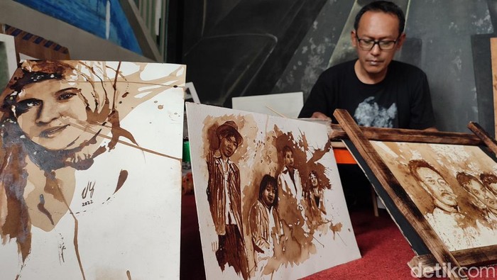 Lukisan karya Dian Gurbada.