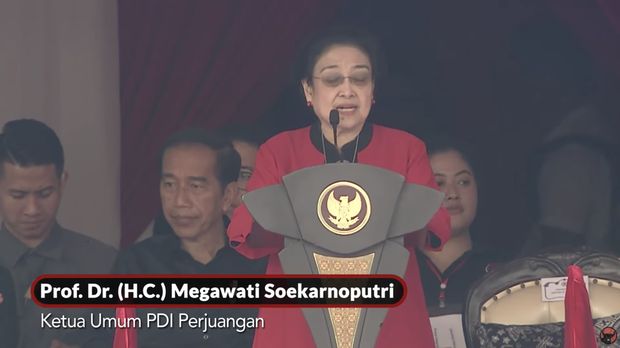 Megawati Soekarnoputri (Tangkapan layar Youtube)