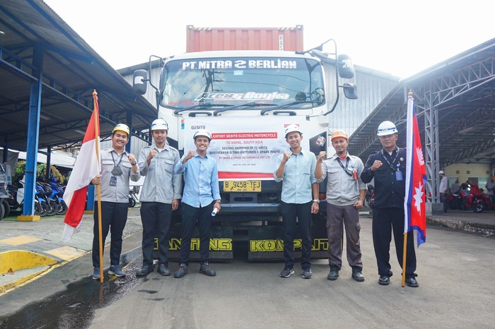 Motor listrik Gesits Raya G mulai diekspor ke luar negeri.