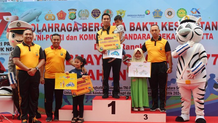 Polresta Bandara Sokarno-Hatta menyambut HUT Bhayangkara