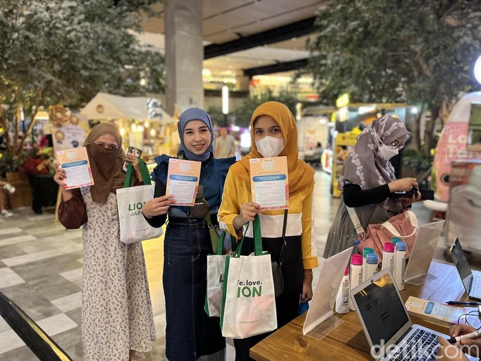 Suasana audisi Emeron Hijab Hunt 2023 di Pakuwon Mall, Surabaya (24/6/2023).