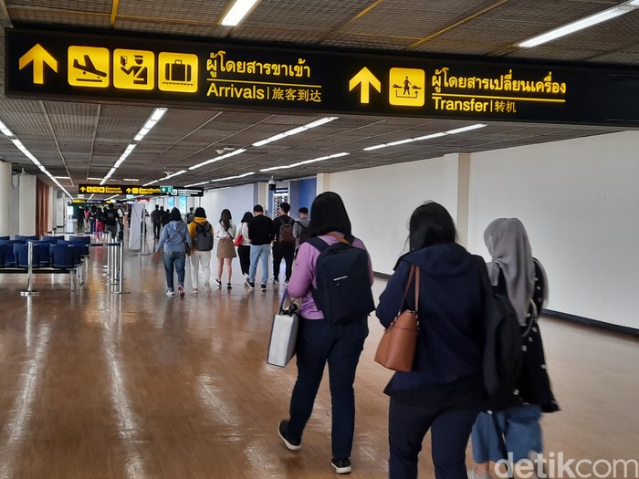Suasana terkini di Bandara Don Mueang, Bangkok, Sabtu (24/6/2023).