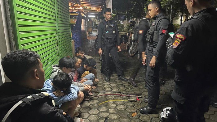 5 remaja bercelurit diamankan oleh polisi di Bogor