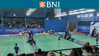 Para pebulutangkis muda mempertontonkan kebolehan dalam usaha merintis jalan ke pelatnas PBSI. Foto: Rifqi Ardita W/detikcom