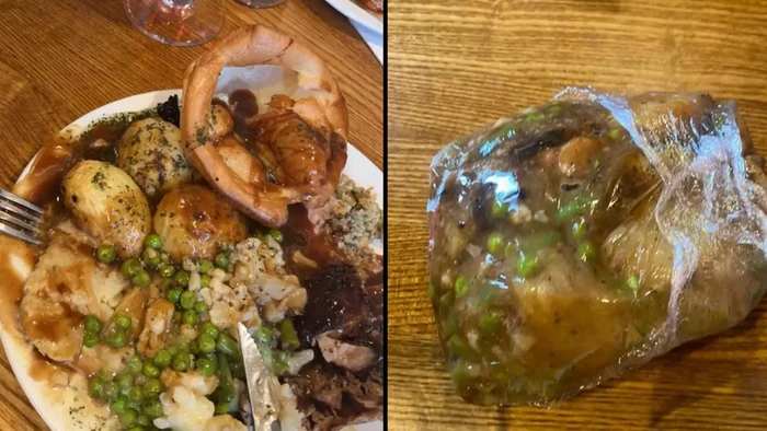 Jijik! Resto Ini Bungkus Makanan Sisa Pelanggan Seperti Sampah