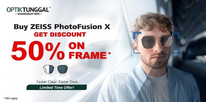 Dapatkan diskon spesial untuk pembelian ZEISS PhotoFusion X