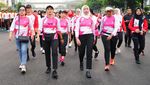 Potret Kapolri hingga Mahfud Md Meriahkan Bhayangkara Fun Walk di Monas