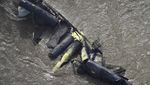 Kereta Barang Terjun ke Sungai Yellowstone AS Imbas Jembatan Roboh