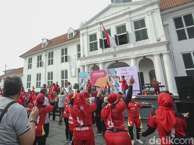 Keseruan Puncak Hari Donor Darah Sedunia di Kota Tua