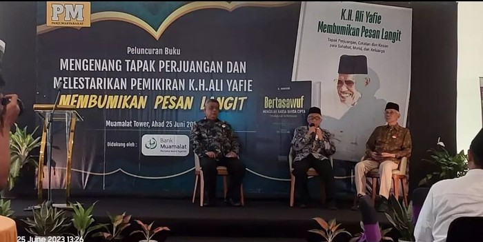 Suasana peluncuran buku 
