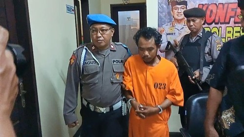 Bryan, pembunuh wanita di Pantai Double Six, Legian, Kuta, Badung.