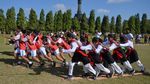 Potret Keseruan Lomba Olahraga Tradisional di Bali
