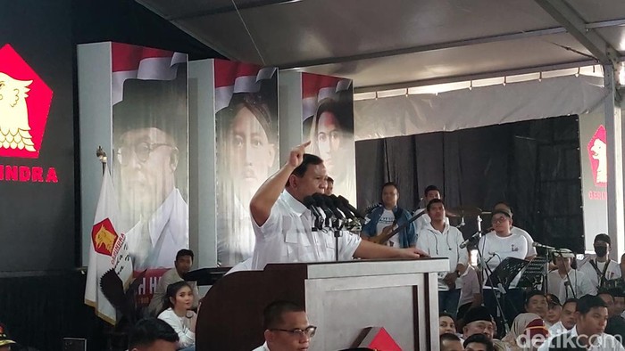 Prabowo Subianto (Muchamad Sholihin/detikcom)