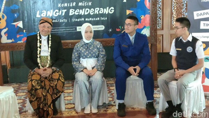 Putri Ariani saat di Loji Gandrung, Solo, Minggu (25/6/2023).