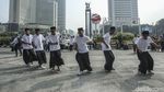 Tarian Maluku Sambut Idul Adha di CFD Jakarta