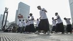 Tarian Maluku Sambut Idul Adha di CFD Jakarta