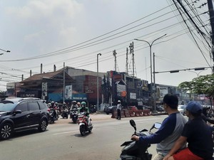 Uji Coba Simpang Kampung Utan Tangsel, Lalin Ramai Lancar